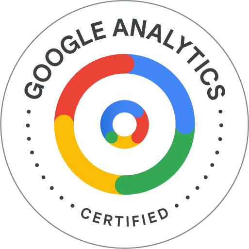 Google Analytics Certification badge
